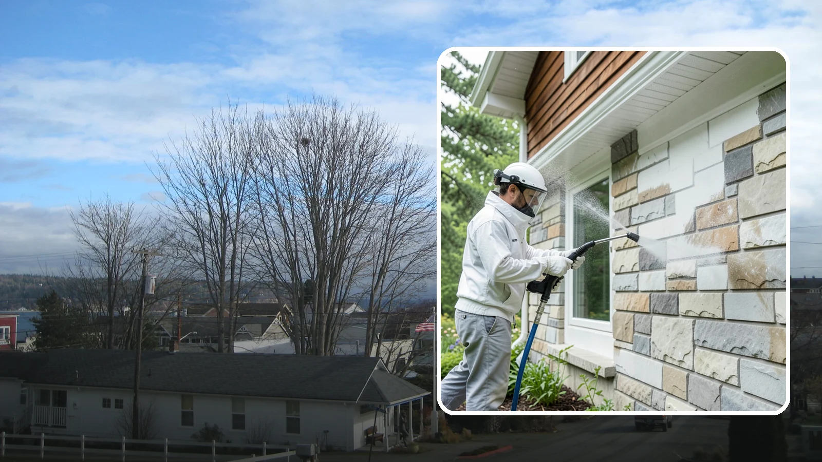 Natural Stone Cleaning in Langley, Island County, WA - Clean natural stone features with pH-appropriate methods that respect the mineral makeup of each stone.