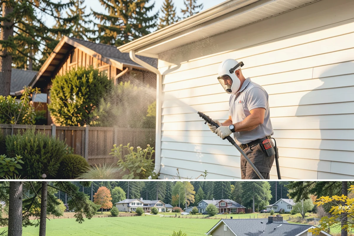Natural Stone Cleaning in Lyman, Skagit County, WA - Summer's drier conditions keep porous natural stone from staying saturated and give sensitive treatments the stability they need.