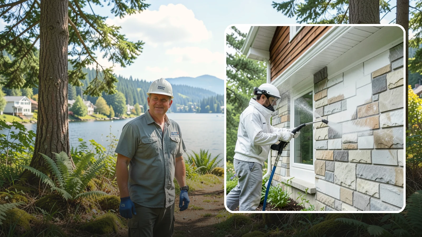 Natural Stone Cleaning in Milton, King County, WA - Clean natural stone features with pH-appropriate methods that respect the mineral makeup of each stone.