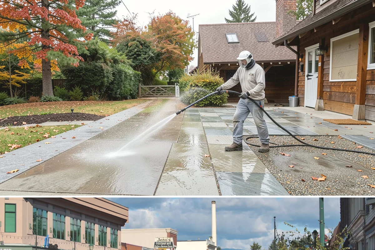Natural Stone Cleaning in Monroe, Snohomish County, WA - Summer's drier conditions keep porous natural stone from staying saturated and give sensitive treatments the stability they need.