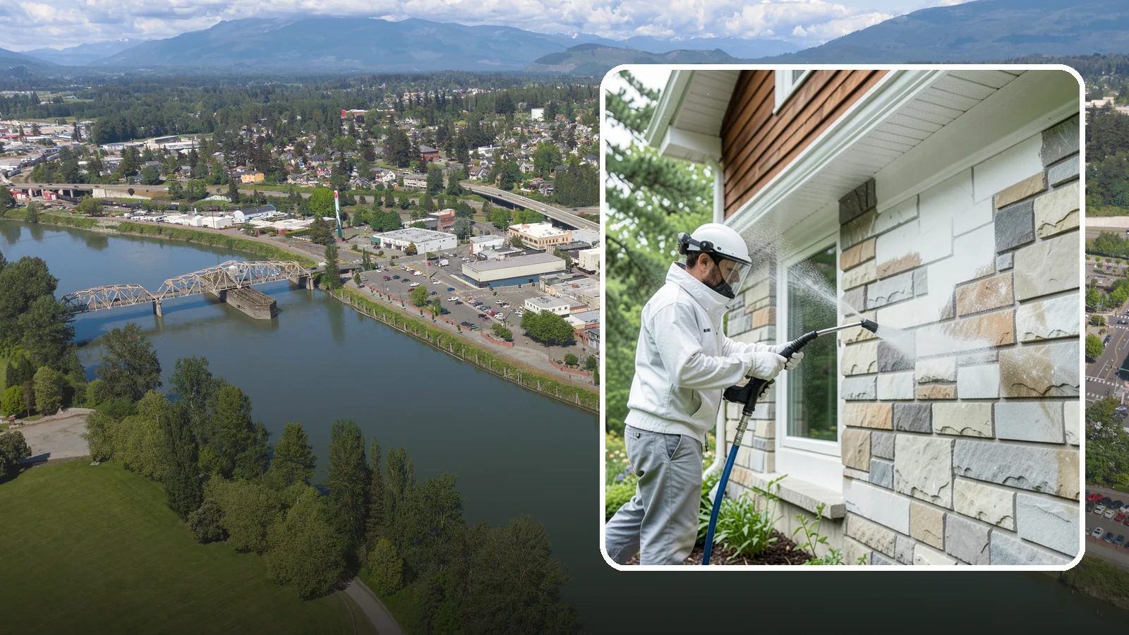 Natural Stone Cleaning in Mount Vernon, Skagit County, WA - Clean natural stone features with pH-appropriate methods that respect the mineral makeup of each stone.
