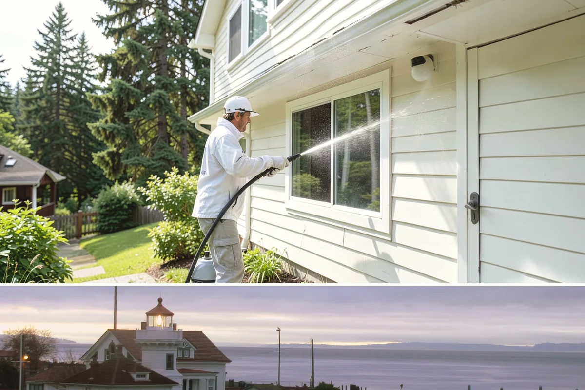 Natural Stone Cleaning in Mukilteo, Snohomish County, WA - Summer's drier conditions keep porous natural stone from staying saturated and give sensitive treatments the stability they need.