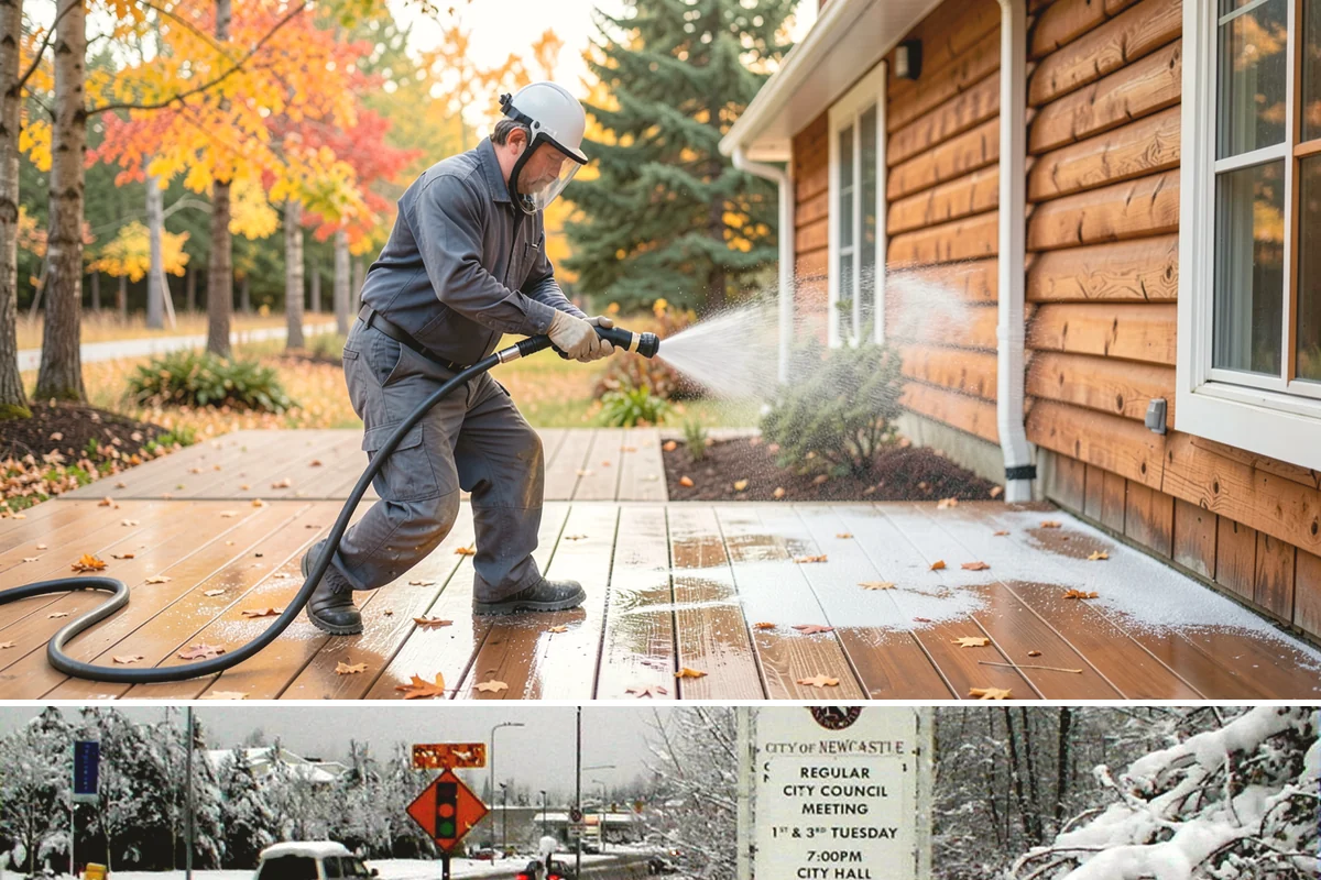 Natural Stone Cleaning in Newcastle, King County, WA - Summer's drier conditions keep porous natural stone from staying saturated and give sensitive treatments the stability they need.