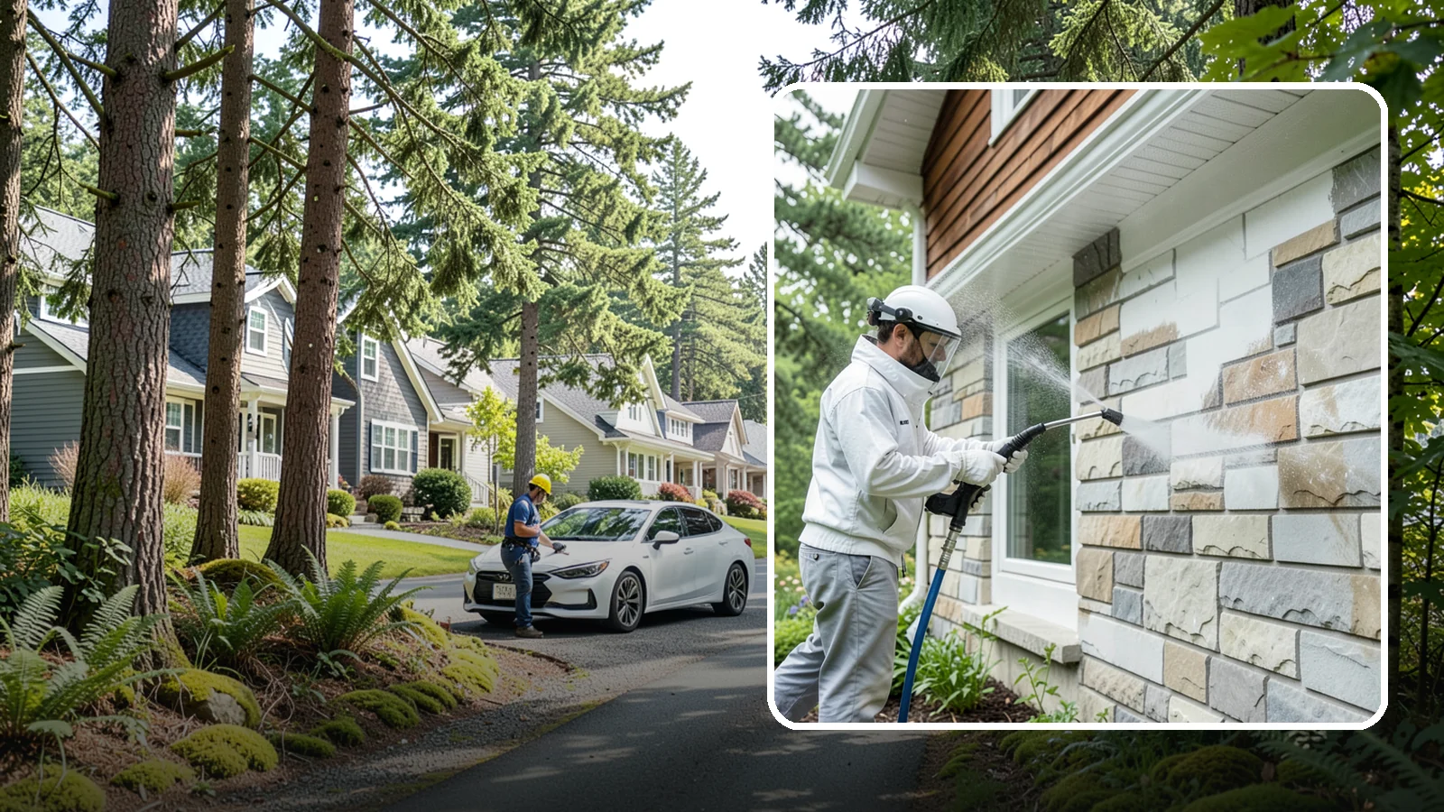 Natural Stone Cleaning in Normandy Park, King County, WA - Clean natural stone features with pH-appropriate methods that respect the mineral makeup of each stone.