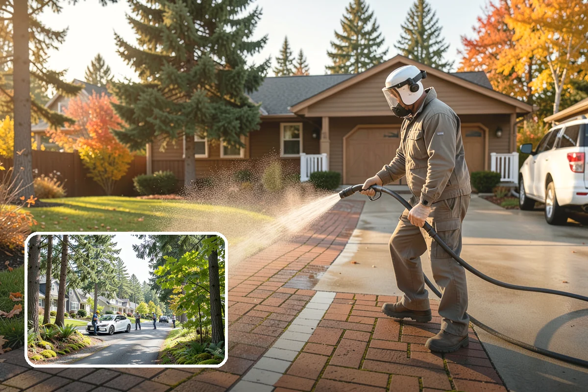 Natural Stone Cleaning in Normandy Park, King County, WA - Protects acid-sensitive stone with pH-correct chemistry