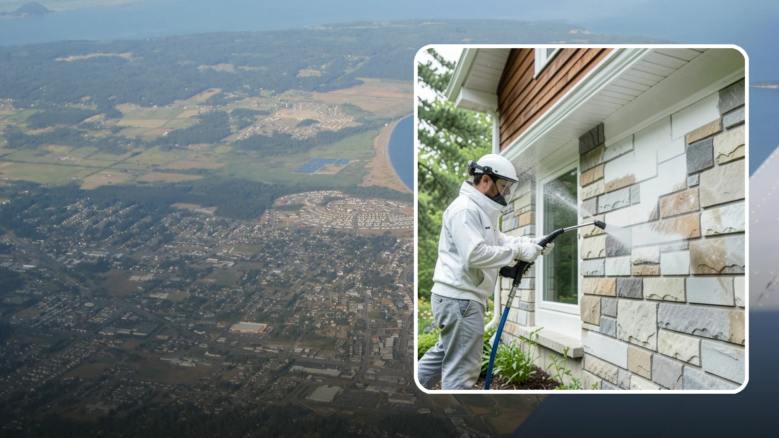 Natural Stone Cleaning in Oak Harbor, Island County, WA - Clean natural stone features with pH-appropriate methods that respect the mineral makeup of each stone.