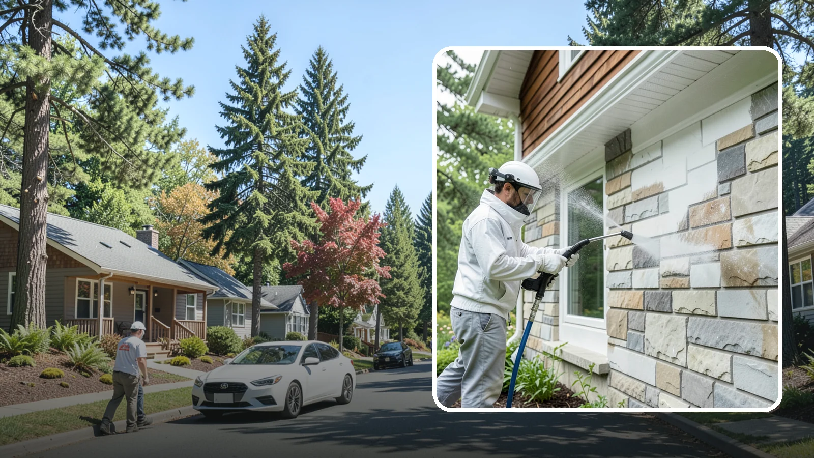 Natural Stone Cleaning in Orting, Pierce County, WA - Clean natural stone features with pH-appropriate methods that respect the mineral makeup of each stone.