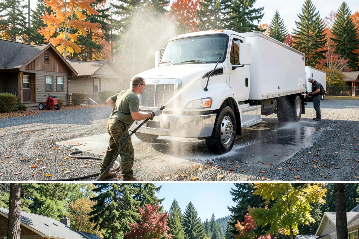 Natural Stone Cleaning in Orting, Pierce County, WA - Summer's drier conditions keep porous natural stone from staying saturated and give sensitive treatments the stability they need.
