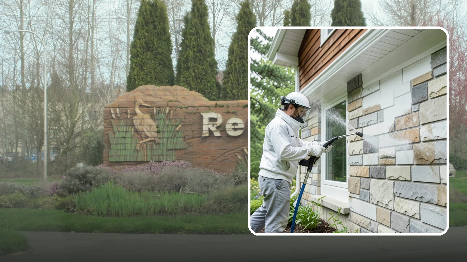 Natural Stone Cleaning in Renton, King County, WA - Clean natural stone features with pH-appropriate methods that respect the mineral makeup of each stone.