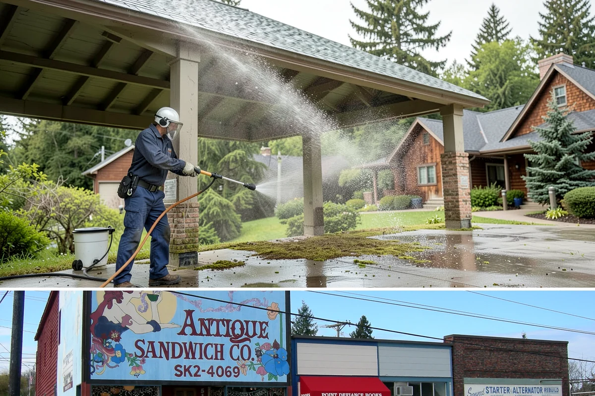 Natural Stone Cleaning in Ruston, Pierce County, WA - Summer's drier conditions keep porous natural stone from staying saturated and give sensitive treatments the stability they need.