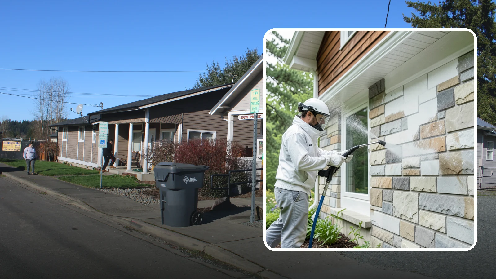 Natural Stone Cleaning in South Prairie, Pierce County, WA - Clean natural stone features with pH-appropriate methods that respect the mineral makeup of each stone.