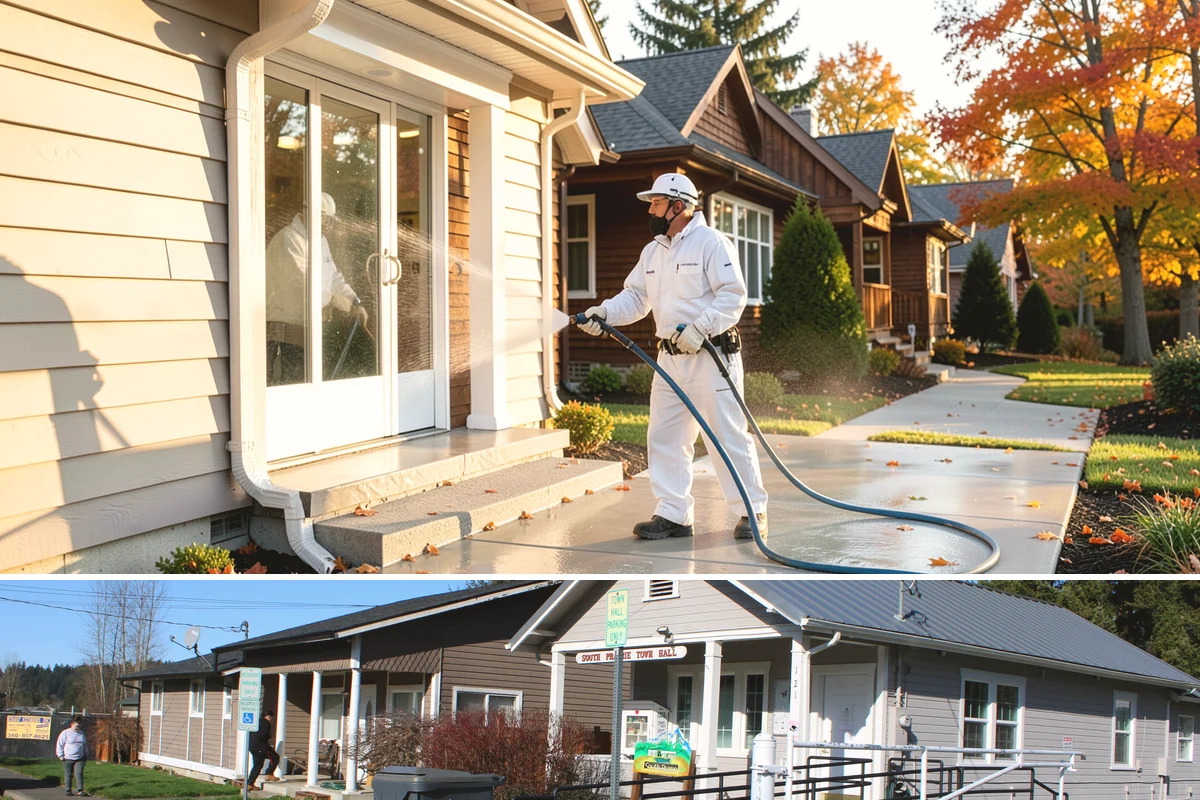 Natural Stone Cleaning in South Prairie, Pierce County, WA - Summer's drier conditions keep porous natural stone from staying saturated and give sensitive treatments the stability they need.