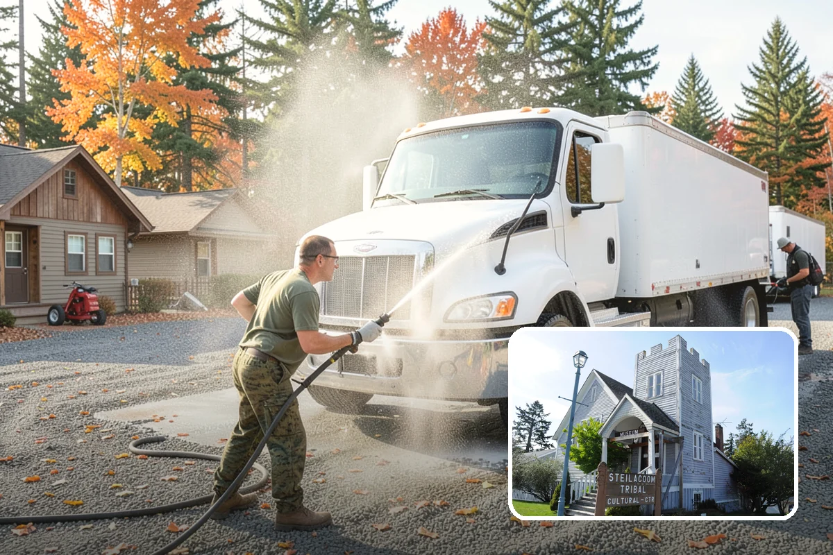 Natural Stone Cleaning in Steilacoom, Pierce County, WA - Protects acid-sensitive stone with pH-correct chemistry