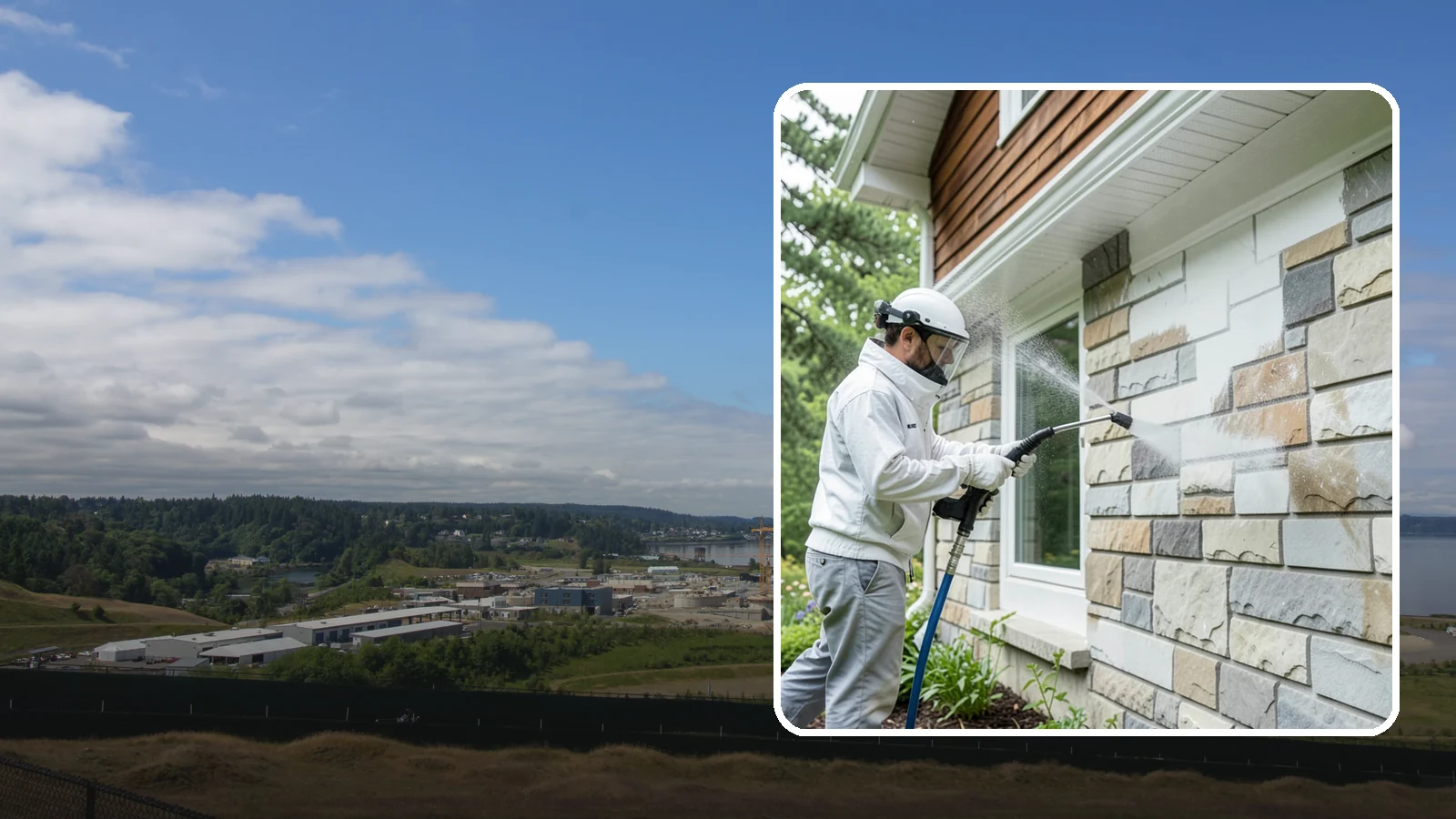 Natural Stone Cleaning in University Place, Pierce County, WA - Clean natural stone features with pH-appropriate methods that respect the mineral makeup of each stone.