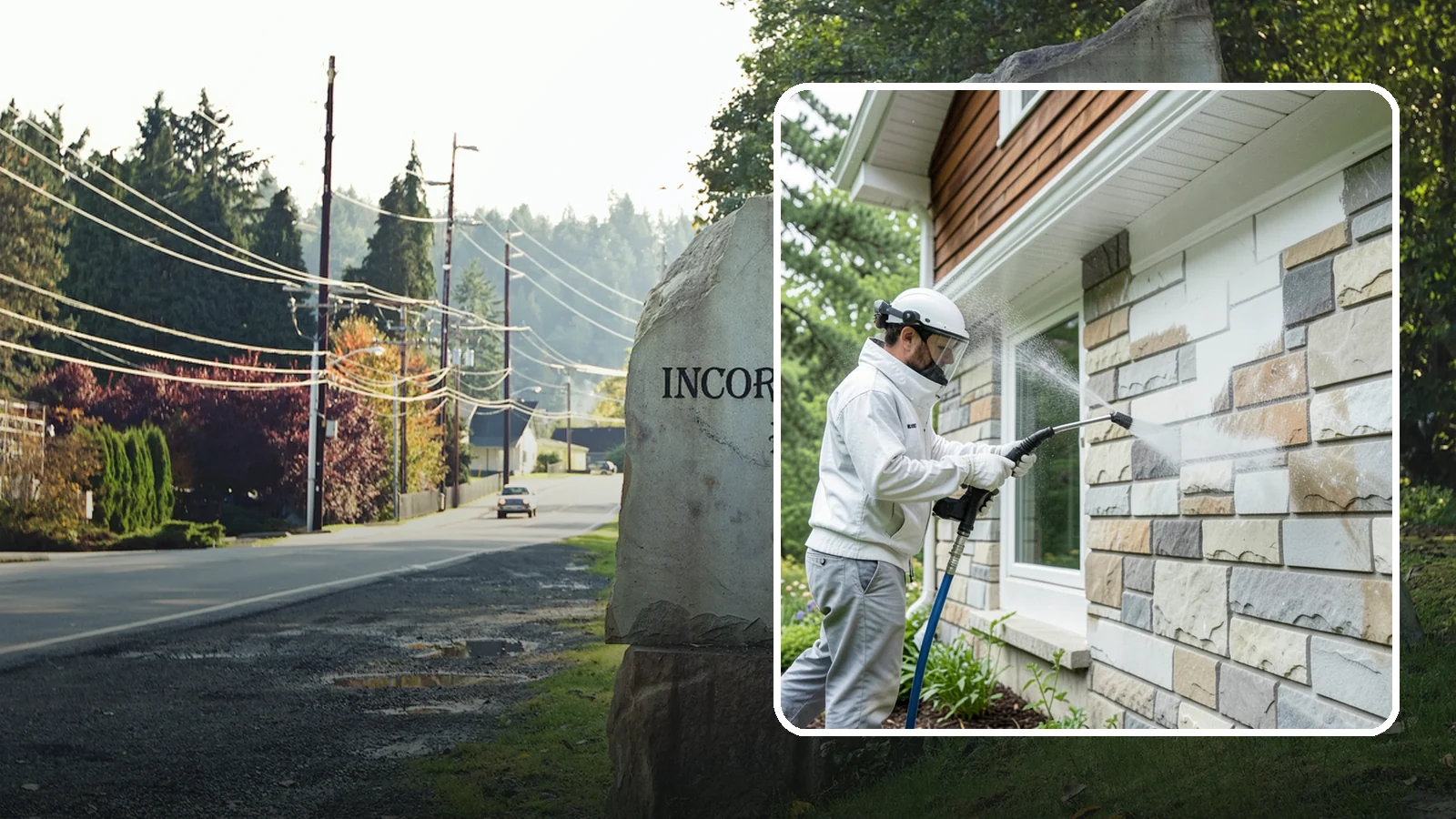 Natural Stone Cleaning in Wilkeson, Pierce County, WA - Clean natural stone features with pH-appropriate methods that respect the mineral makeup of each stone.