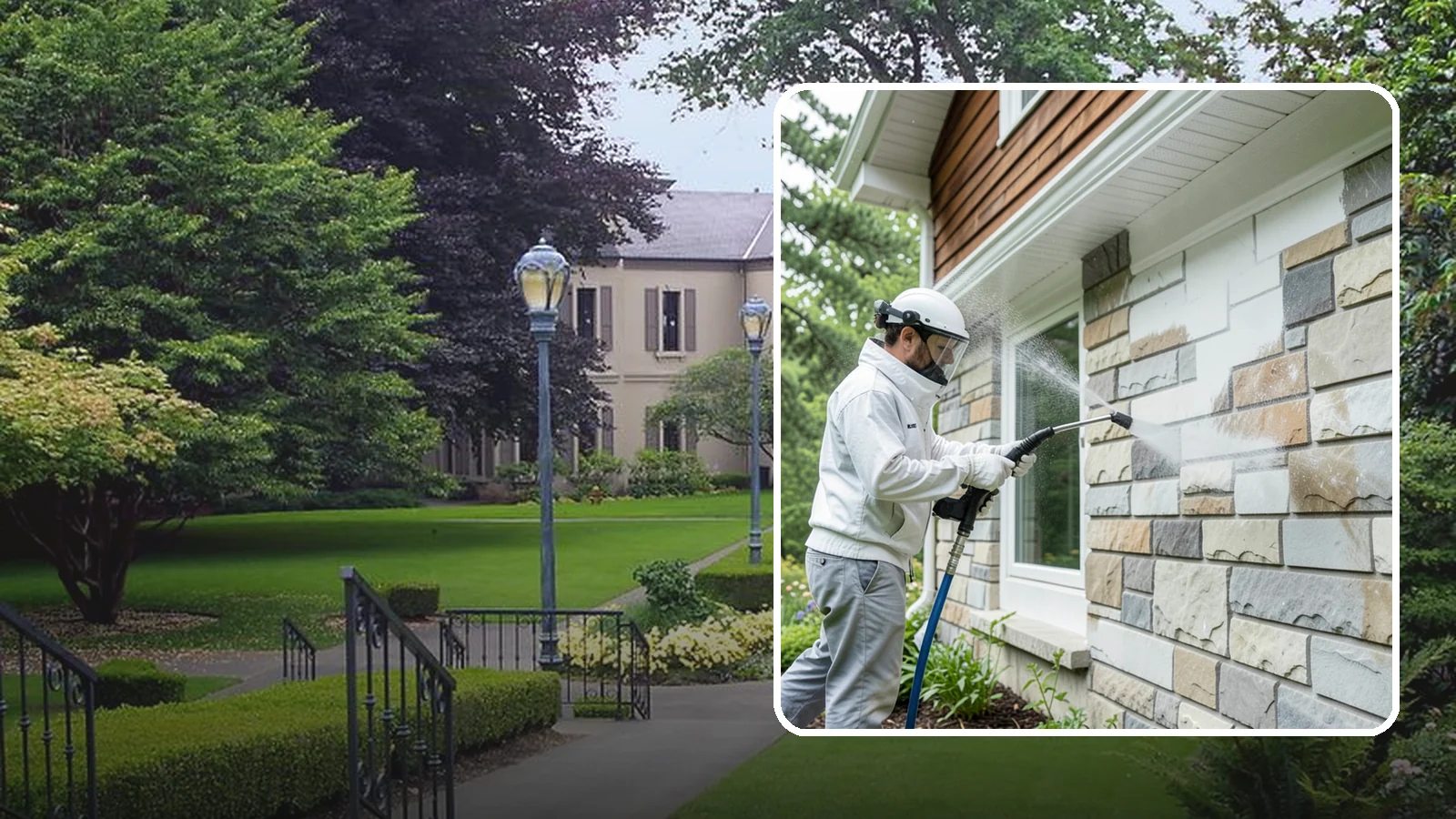 Natural Stone Cleaning in Woodinville, King County, WA - Clean natural stone features with pH-appropriate methods that respect the mineral makeup of each stone.