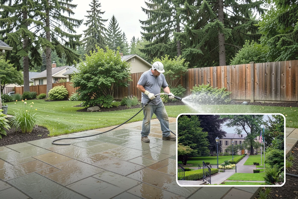 Natural Stone Cleaning in Woodinville, King County, WA - Protects acid-sensitive stone with pH-correct chemistry