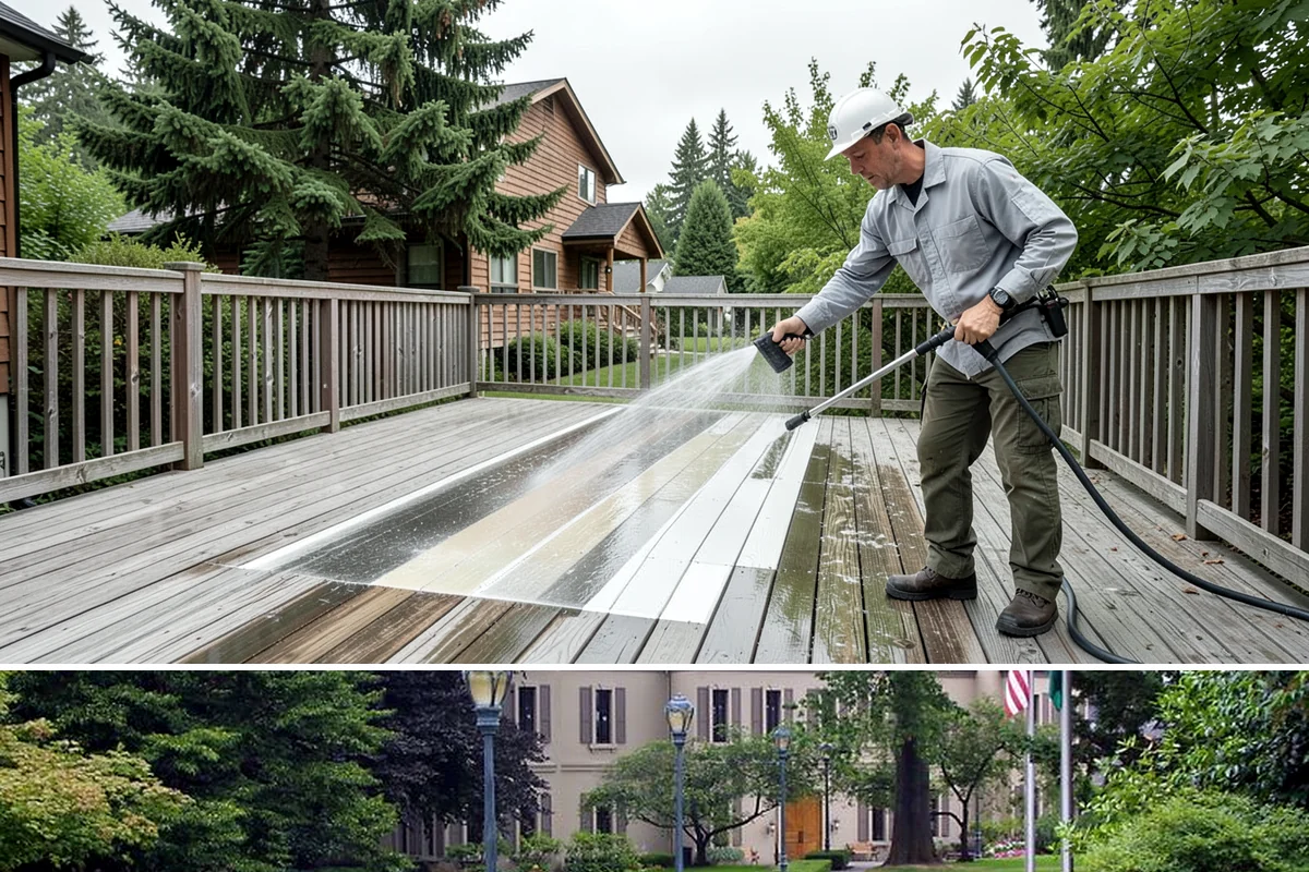Natural Stone Cleaning in Woodinville, King County, WA - Summer's drier conditions keep porous natural stone from staying saturated and give sensitive treatments the stability they need.