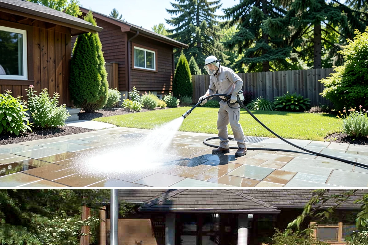 Natural Stone Cleaning in Yarrow Point, King County, WA - Summer's drier conditions keep porous natural stone from staying saturated and give sensitive treatments the stability they need.