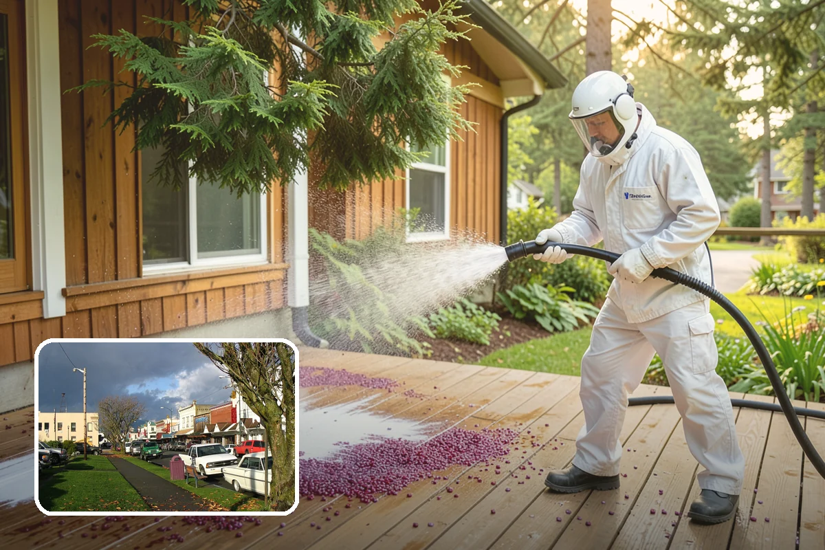 New Construction Cleaning in Arlington, Snohomish County, WA - Reveals the finished exterior for handover