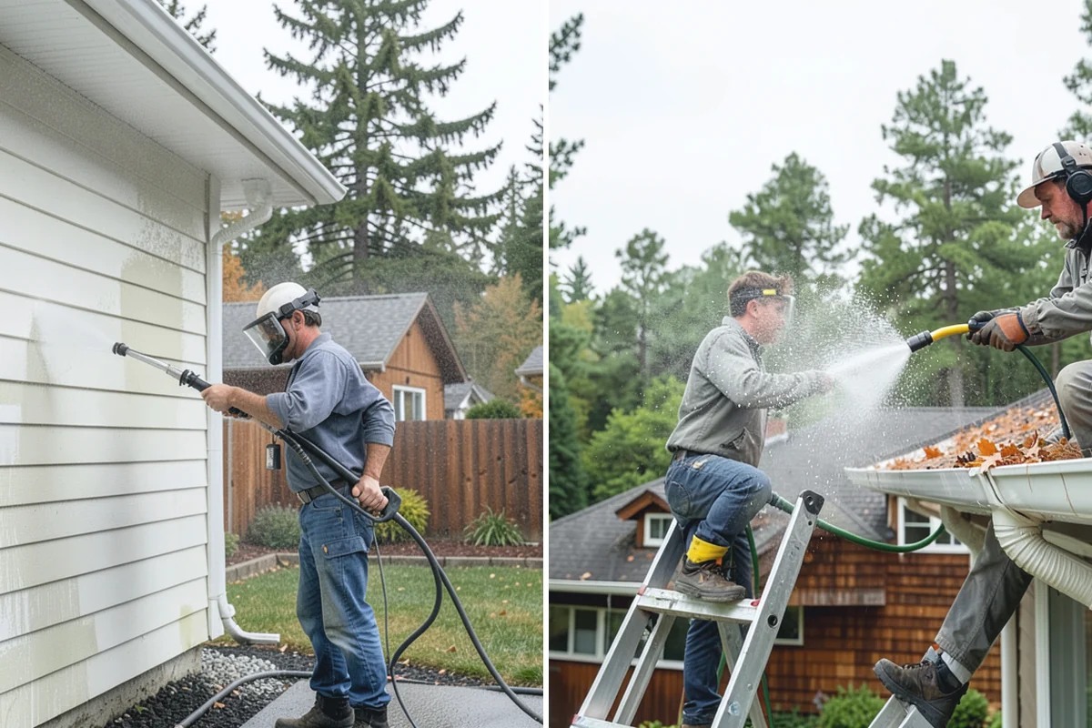 New Construction Cleaning in Beaux Arts Village, King County, WA - Inspect finishes and identify residue types