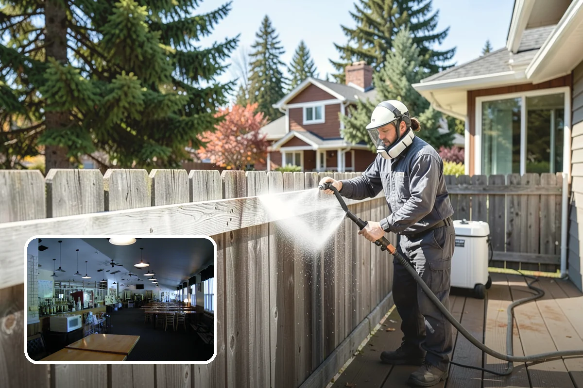 New Construction Cleaning in Black Diamond, King County, WA - Reveals the finished exterior for handover