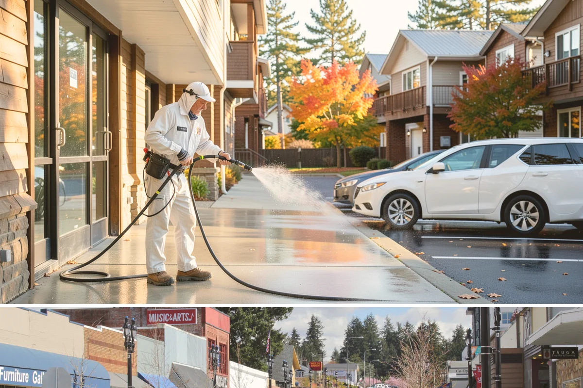 New Construction Cleaning in Bothell, King County, WA - New construction cleaning happens at completion regardless of season, though dry weather helps fresh finishes cure and rinse...