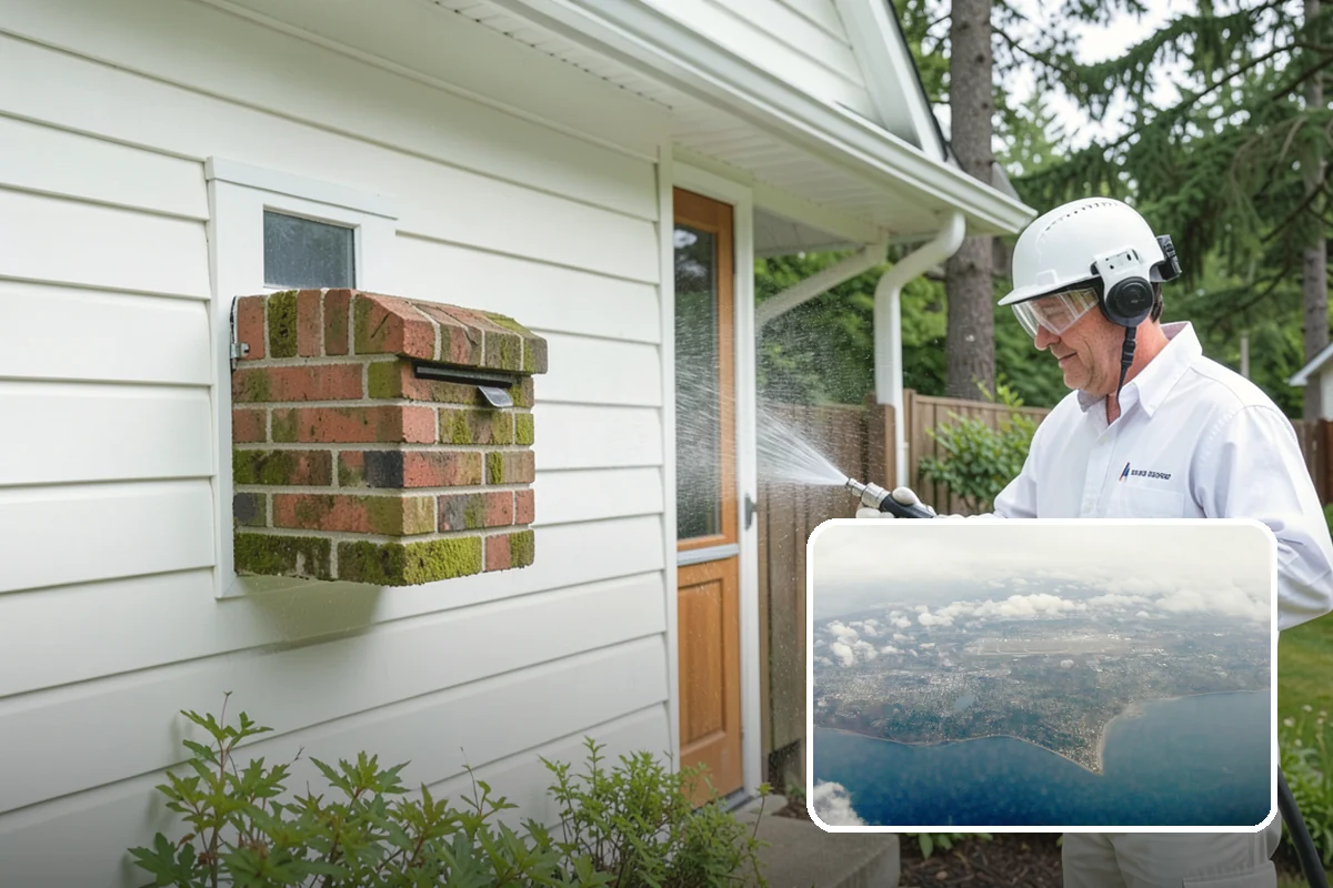 New Construction Cleaning in Burien, King County, WA - Reveals the finished exterior for handover