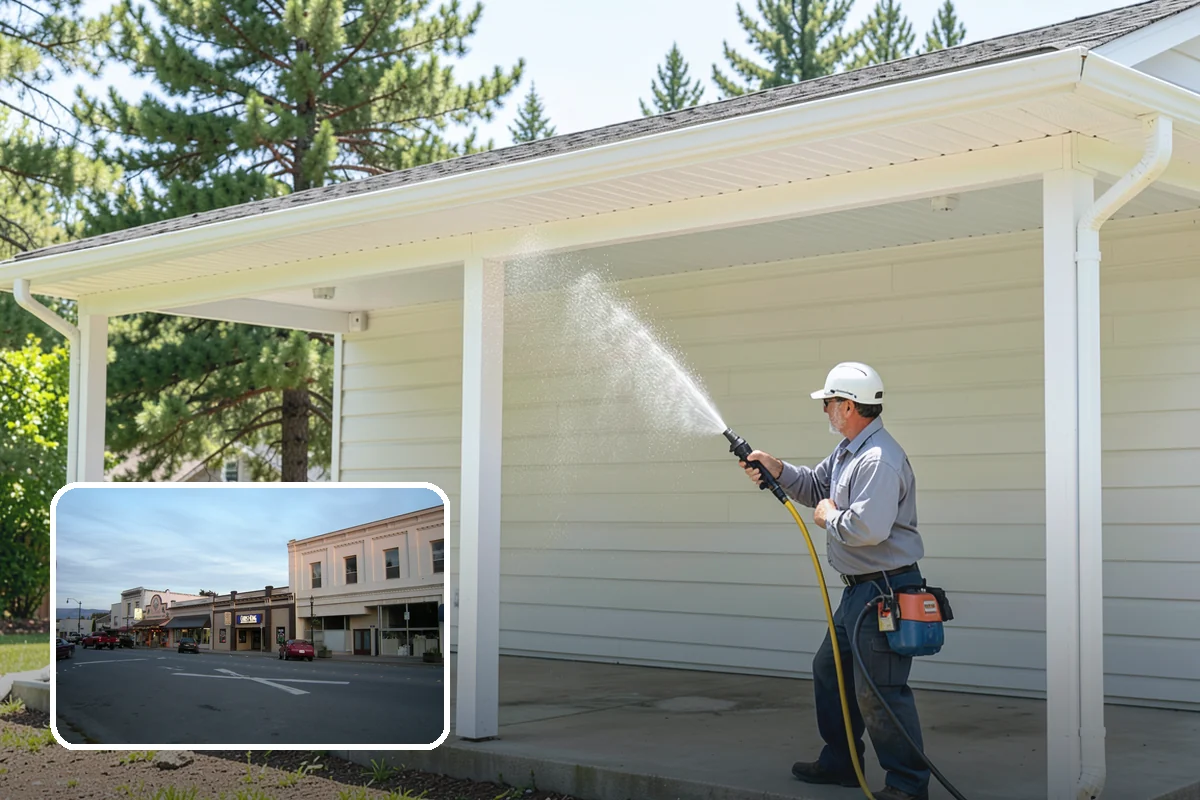 New Construction Cleaning in Burlington, Skagit County, WA - Reveals the finished exterior for handover