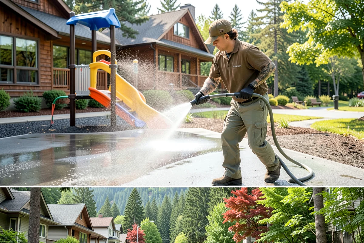 New Construction Cleaning in Darrington, Snohomish County, WA - New construction cleaning happens at completion regardless of season, though dry weather helps fresh finishes cure and rinse...