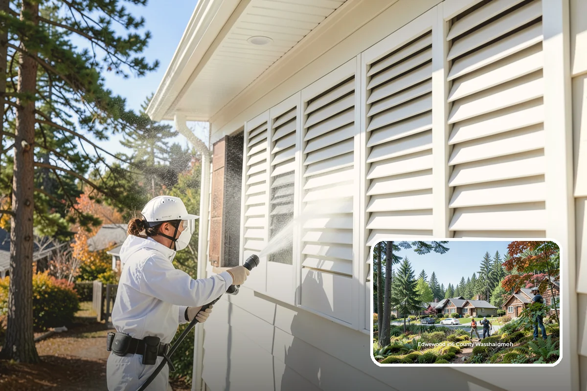 New Construction Cleaning in Edgewood, Pierce County, WA - Reveals the finished exterior for handover