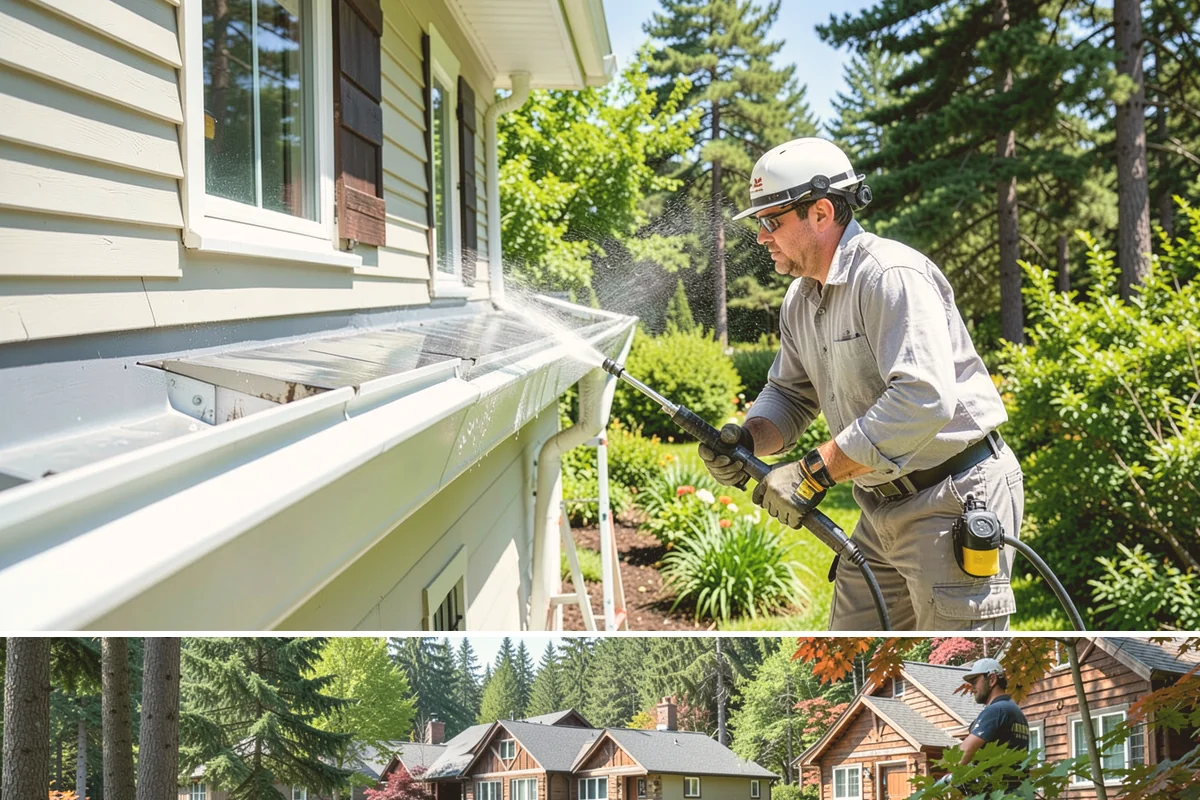 New Construction Cleaning in Edgewood, Pierce County, WA - New construction cleaning happens at completion regardless of season, though dry weather helps fresh finishes cure and rinse...