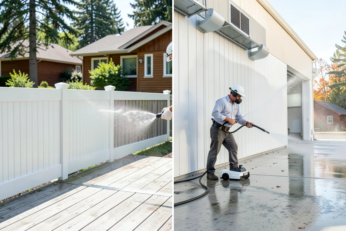 New Construction Cleaning in Fircrest, Pierce County, WA - Inspect finishes and identify residue types
