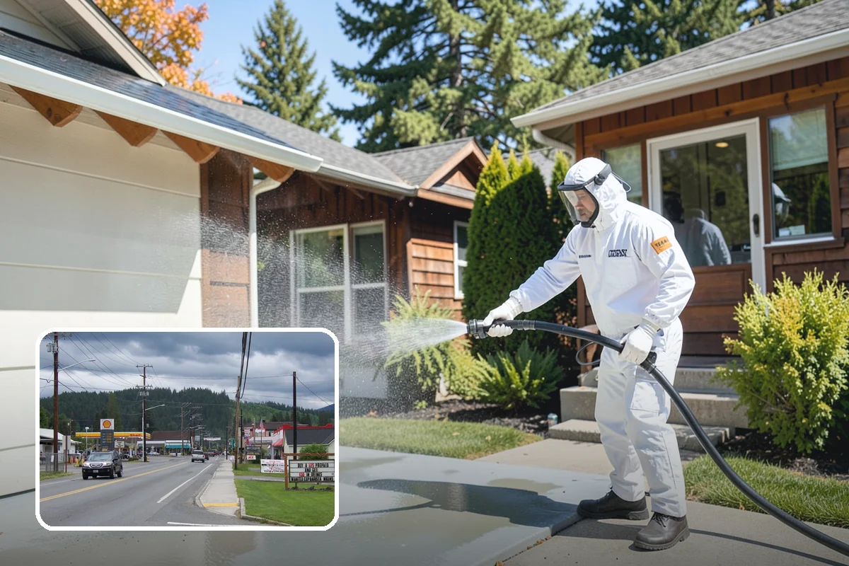 New Construction Cleaning in Granite Falls, Snohomish County, WA - Reveals the finished exterior for handover