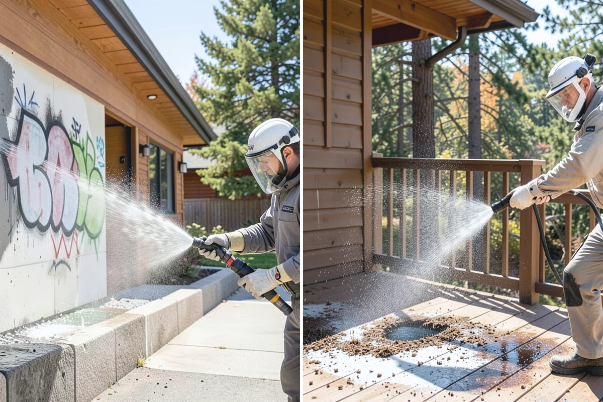 New Construction Cleaning in Granite Falls, Snohomish County, WA - Inspect finishes and identify residue types