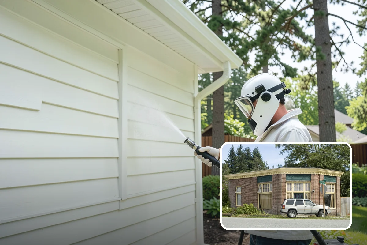 New Construction Cleaning in Hamilton, Skagit County, WA - Reveals the finished exterior for handover