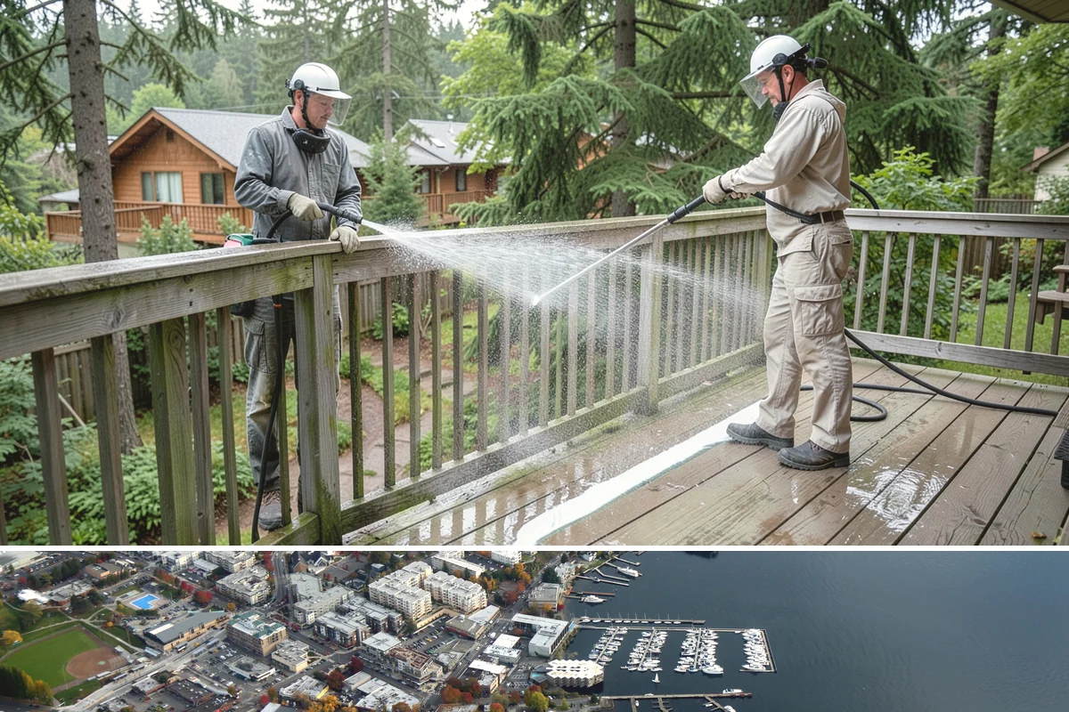 New Construction Cleaning in Kirkland, King County, WA - New construction cleaning happens at completion regardless of season, though dry weather helps fresh finishes cure and rinse...