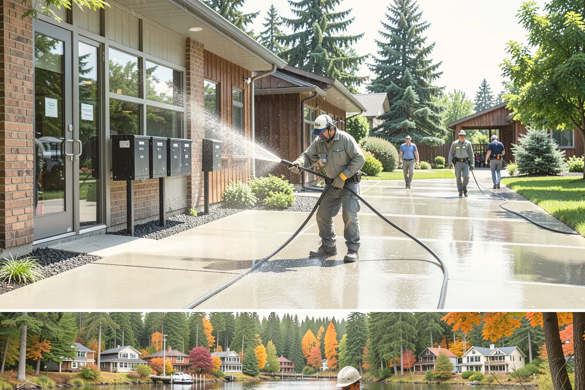 New Construction Cleaning in La Conner, Skagit County, WA - New construction cleaning happens at completion regardless of season, though dry weather helps fresh finishes cure and rinse...