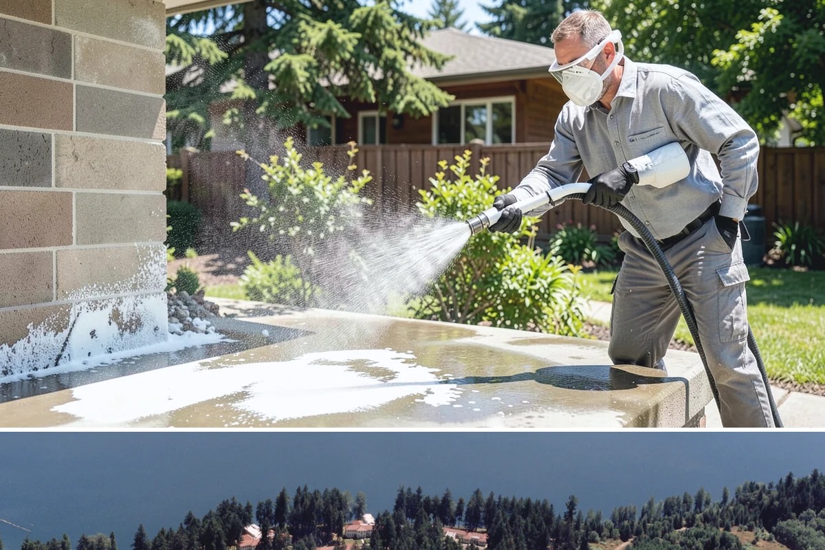New Construction Cleaning in Lakewood, Pierce County, WA - New construction cleaning happens at completion regardless of season, though dry weather helps fresh finishes cure and rinse...
