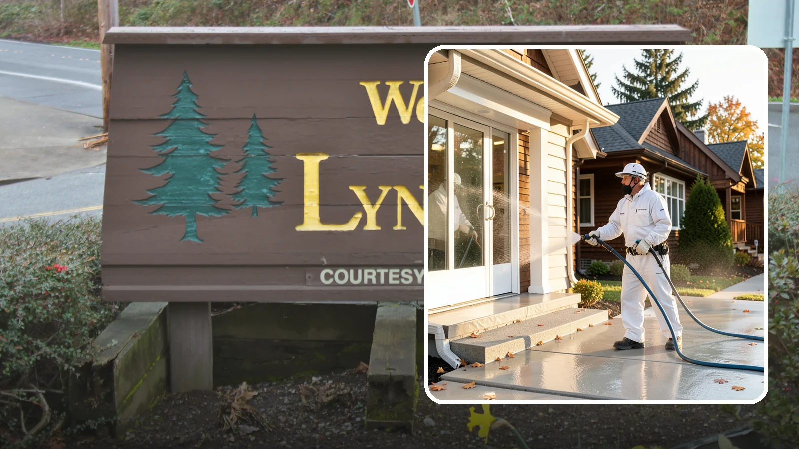 New Construction Cleaning in Lynnwood, Snohomish County, WA - We give newly built Washington homes and buildings a first exterior cleaning to remove build residue before move-in.