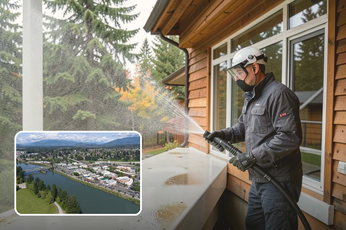 New Construction Cleaning in Mount Vernon, Skagit County, WA - Reveals the finished exterior for handover