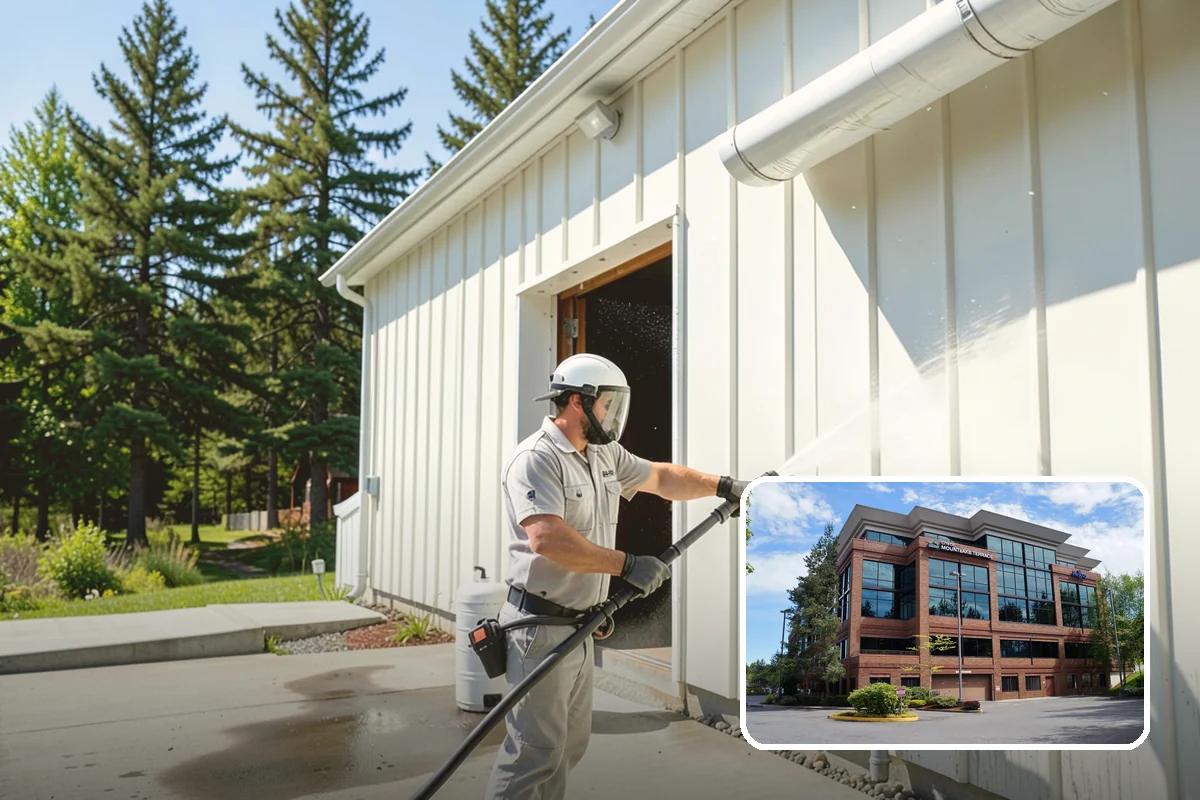 New Construction Cleaning in Mountlake Terrace, Snohomish County, WA - Reveals the finished exterior for handover