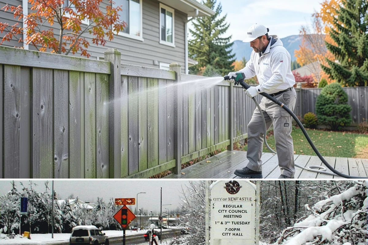 New Construction Cleaning in Newcastle, King County, WA - New construction cleaning happens at completion regardless of season, though dry weather helps fresh finishes cure and rinse...