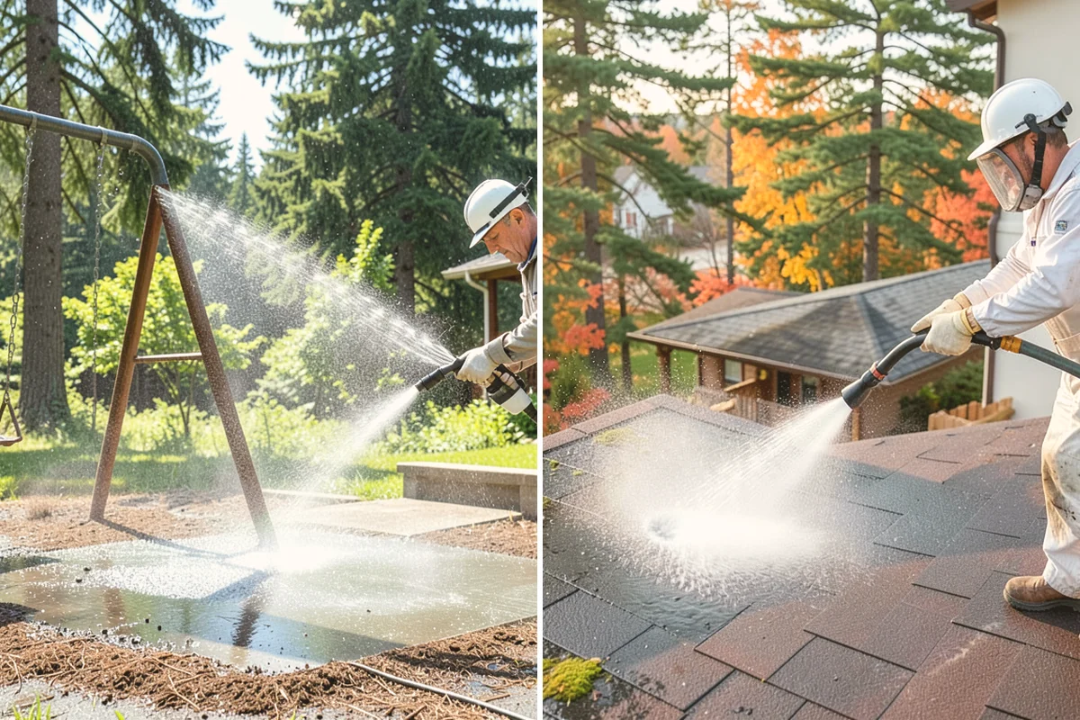 New Construction Cleaning in Orting, Pierce County, WA - Inspect finishes and identify residue types