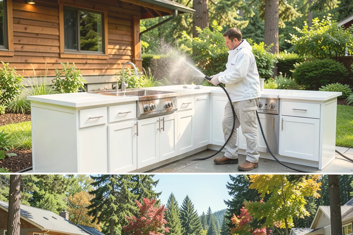 New Construction Cleaning in Orting, Pierce County, WA - New construction cleaning happens at completion regardless of season, though dry weather helps fresh finishes cure and rinse...