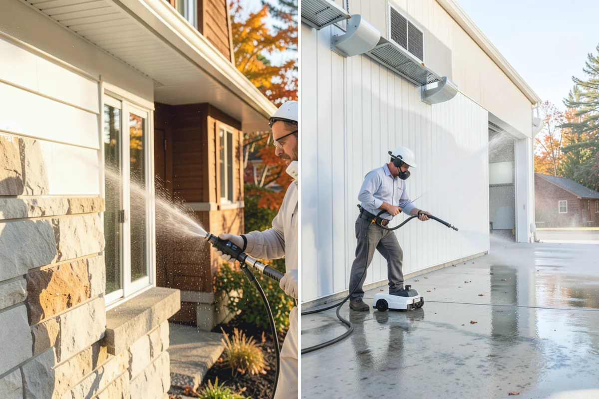 New Construction Cleaning in Redmond, King County, WA - Inspect finishes and identify residue types