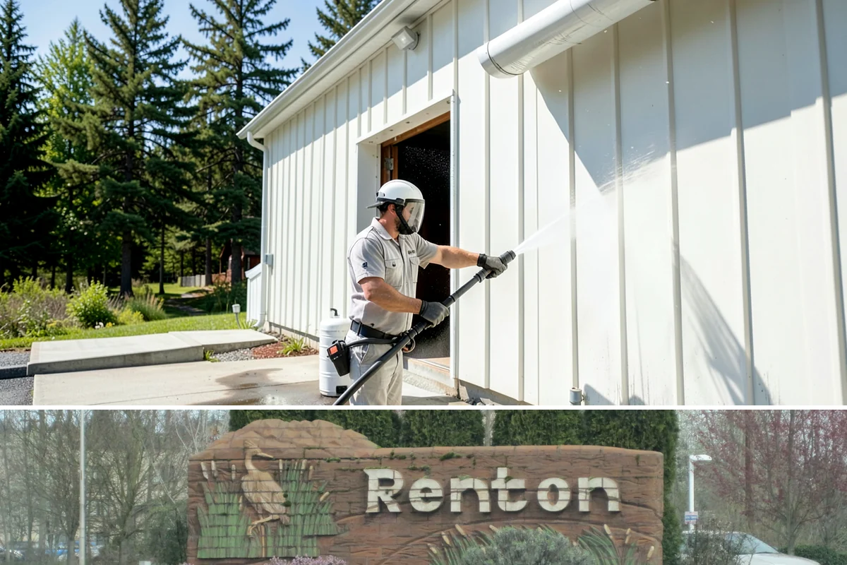 New Construction Cleaning in Renton, King County, WA - New construction cleaning happens at completion regardless of season, though dry weather helps fresh finishes cure and rinse...
