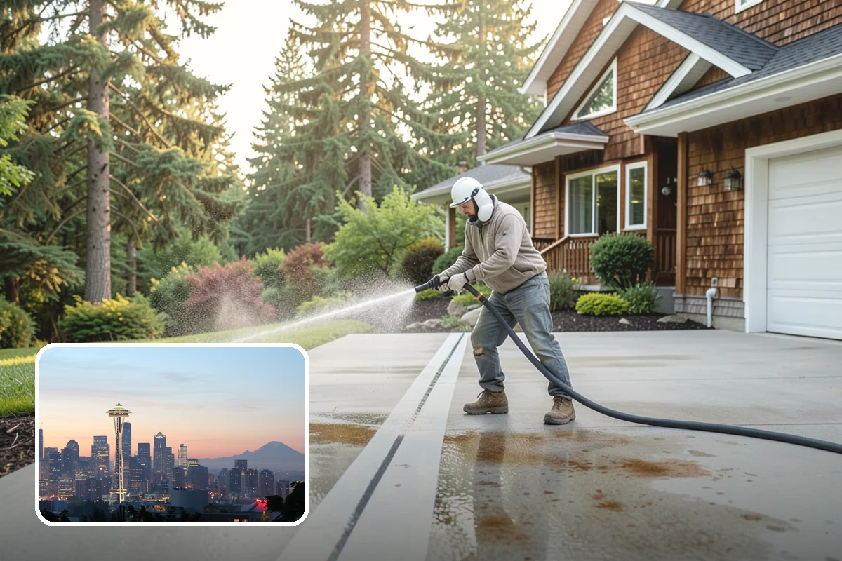 New Construction Cleaning in Seattle, King County, WA - Reveals the finished exterior for handover