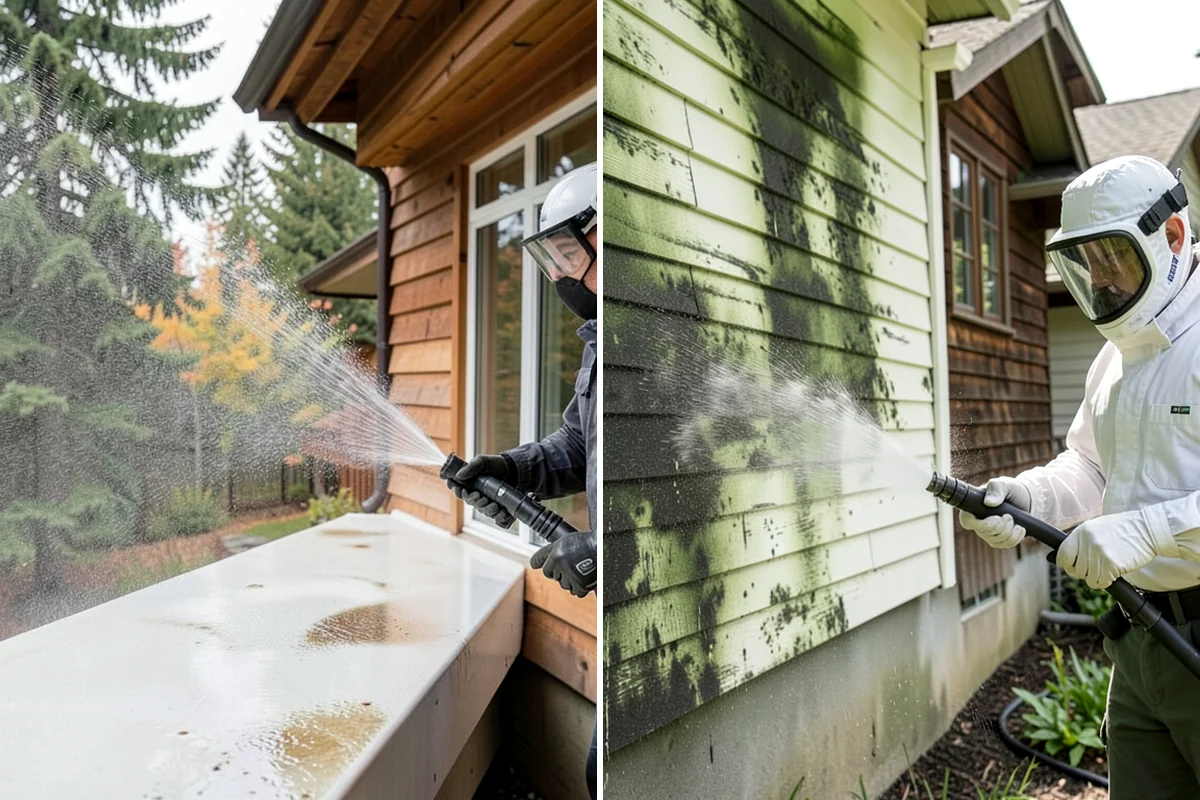 New Construction Cleaning in Shoreline, King County, WA - Inspect finishes and identify residue types
