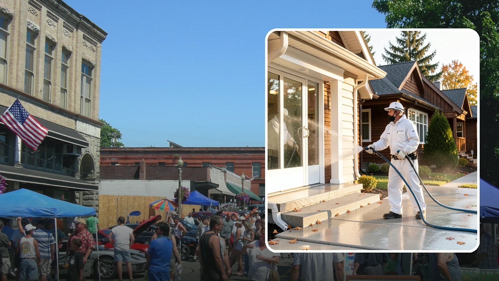New Construction Cleaning in Snohomish, Snohomish County, WA - We give newly built Washington homes and buildings a first exterior cleaning to remove build residue before move-in.